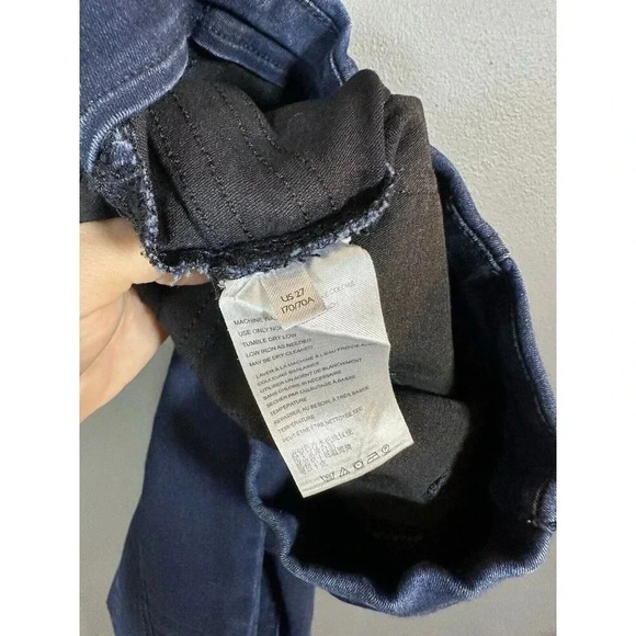 We the Free Women's Blue Denim Jeans Size 27 Feel Alright Skinny Stretch‎ Dark - Picture 8 of 10